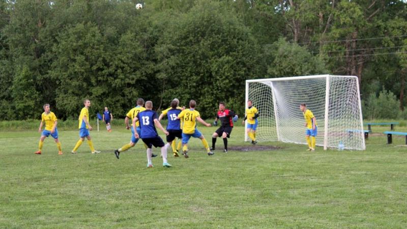 Футбольный матч кубка области в Тотьме