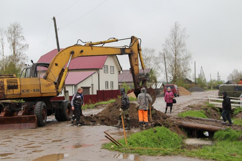 Активно ведётся ремонт улицы Белоусовской.