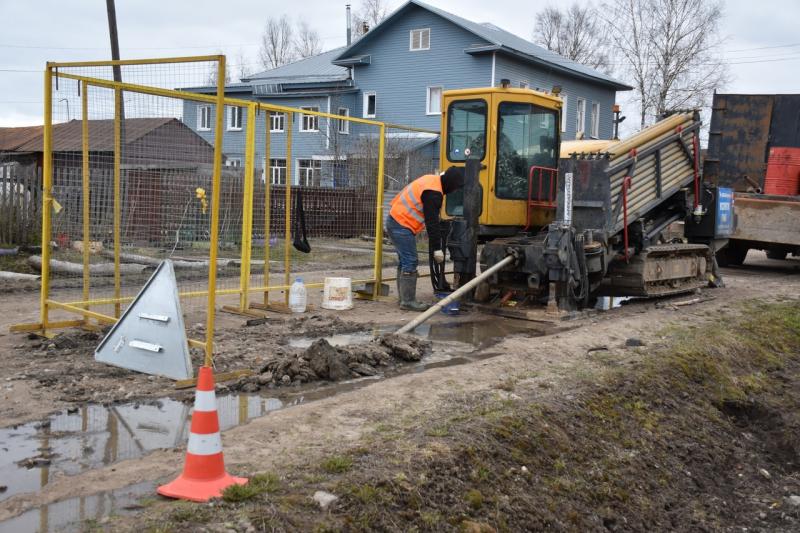 В Тотьме реконструируют водопроводную сеть на сто миллионов рублей.