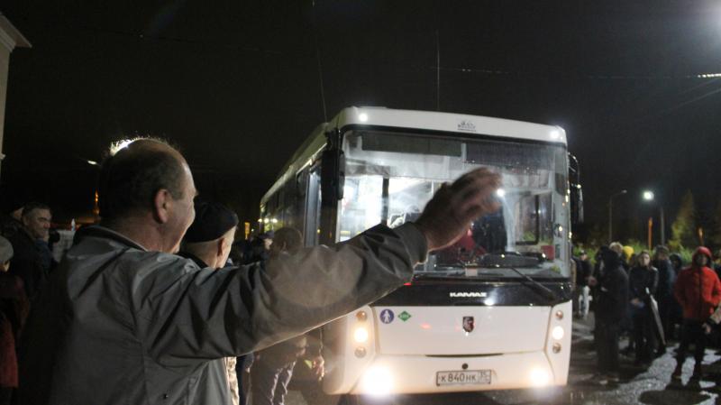 Мобилизованные тотьмичи отправились к местам несения службы.