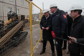 Губернатор Вологодчины Олег Кувшинников дал старт масштабной реконструкции водопровода в Тотьме.