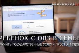 Более 300 вологодских семей, имеющих детей с ограничениями здоровья, воспользовались цифровым помощником на госуслугах.