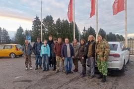 Тотемские поисковики несут вахту памяти в Парфинском районе Новгородской области.