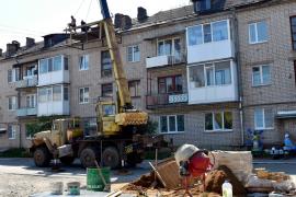 В этом году в Тотемском округе в десяти жилых зданиях запланирован капитальный ремонт кровель. 